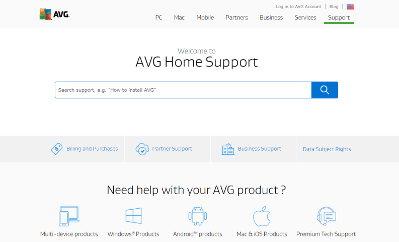 AVG Secure VPN Support